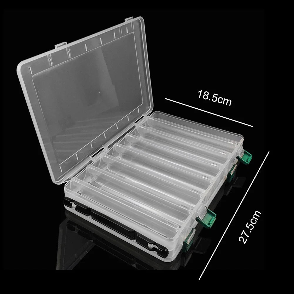 14 Grid Fishing Lure Box Large Double Sided Capacity