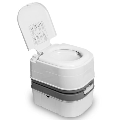 Portable 5.8 Gallon Indoor Outdoor Toilet