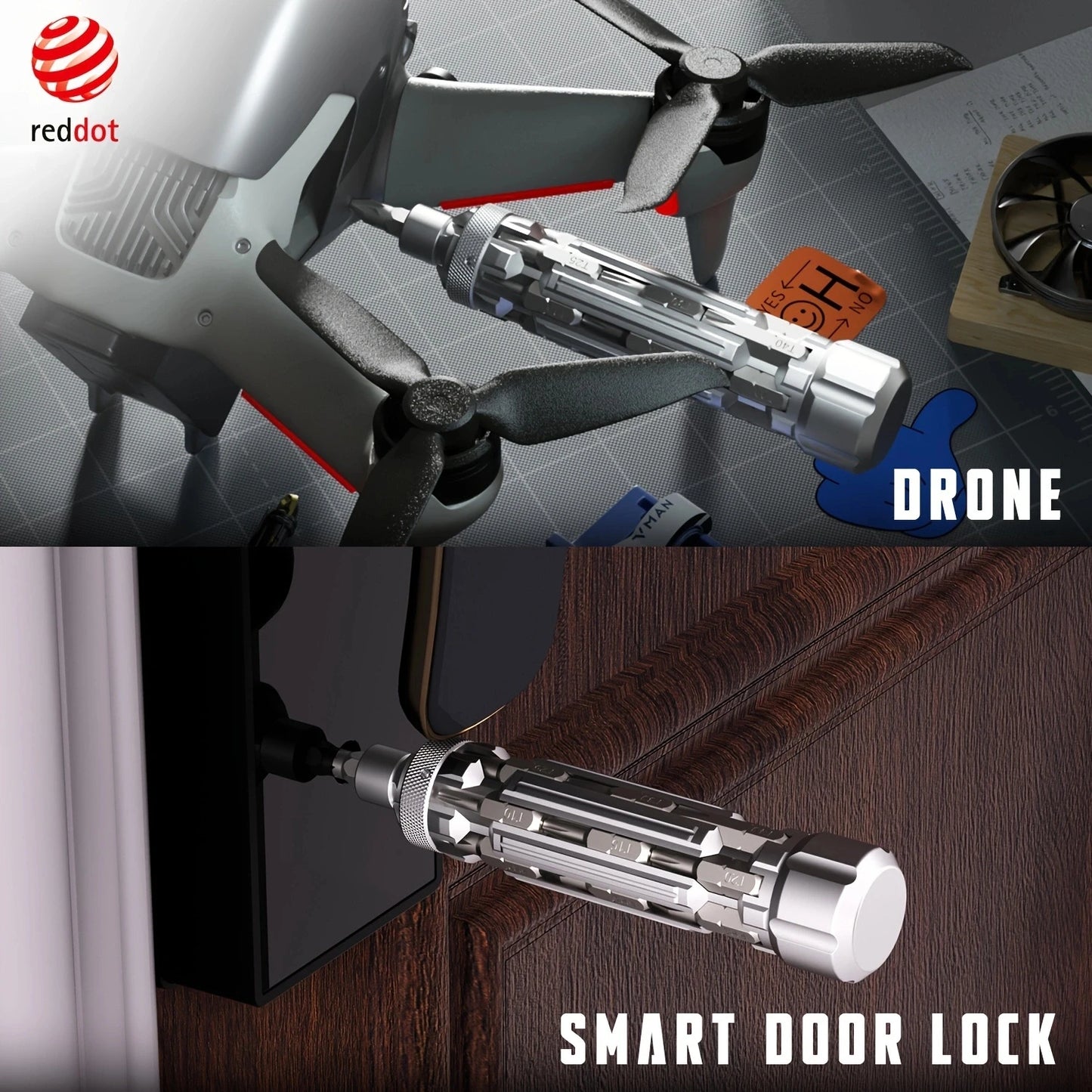 Multi-function Screwdriver Set Magnetic Power Settings
