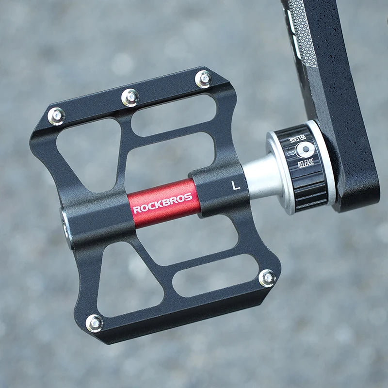 Quick Release Non-Slip Chrome Pedal