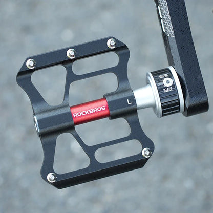 Quick Release Non-Slip Chrome Pedal