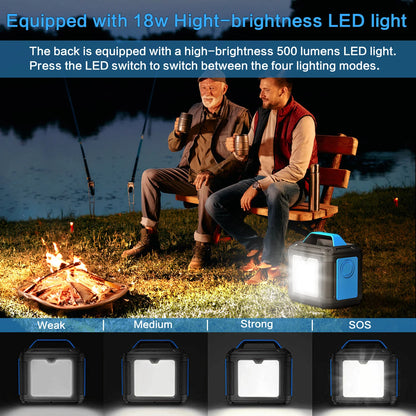 Portable Generator 300W Powerstation with AC Outlets, Lithium-Ion Battery