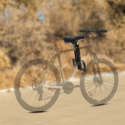 Black Front-Mounted Kid Bike Seat