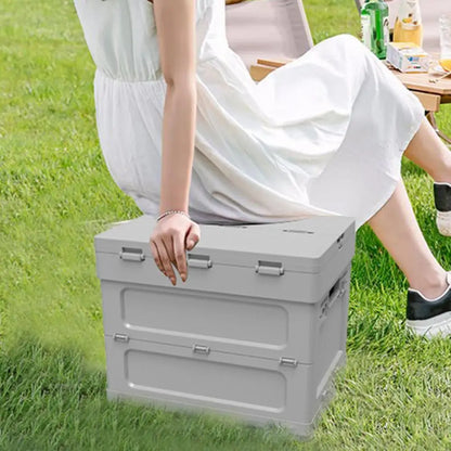 Portable Folding Table with Storage Capacity