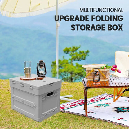 Portable Folding Table with Storage Capacity