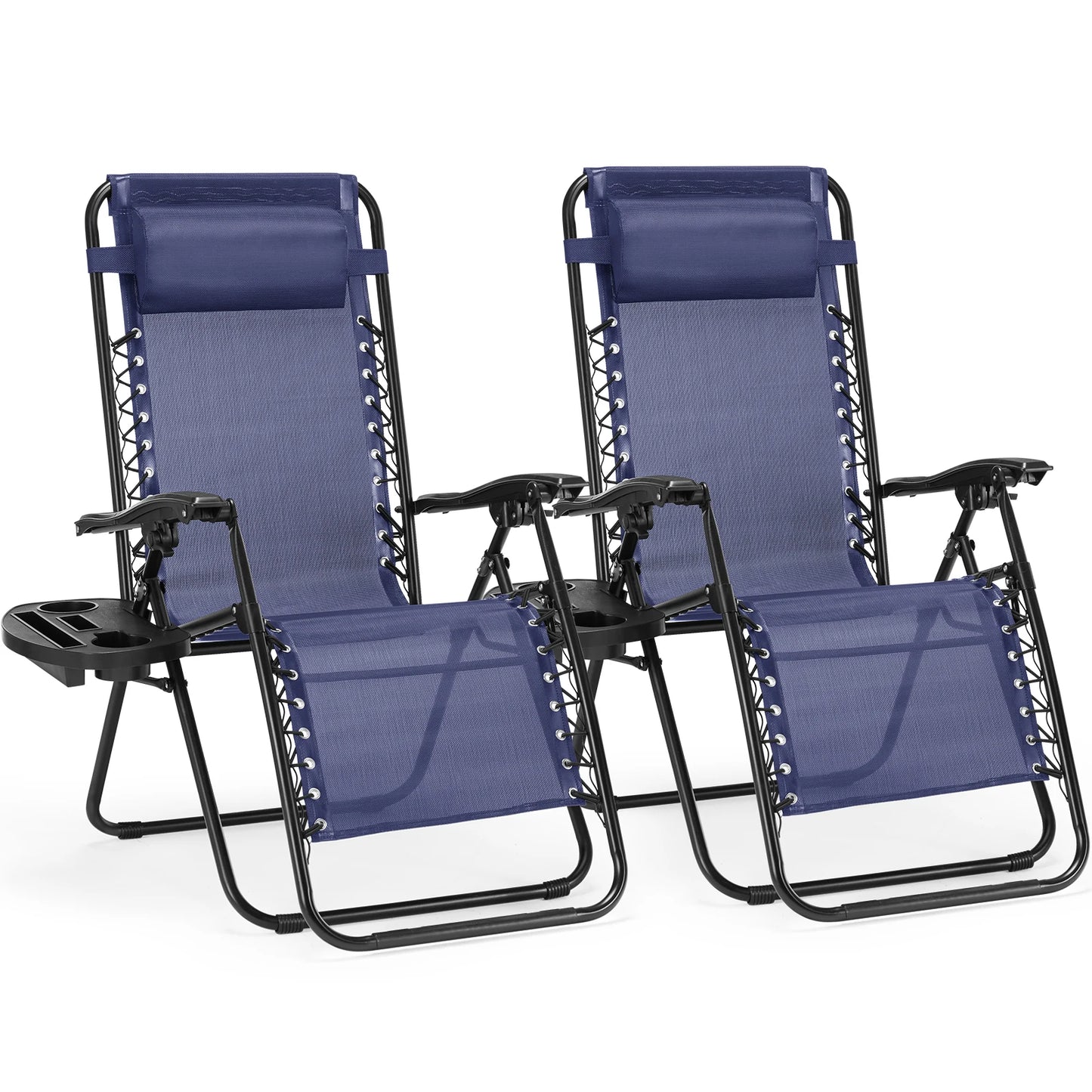 Zero Gravity Set of 2 Portable Recliner Lounge Chair