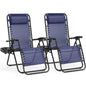 Zero Gravity Set of 2 Portable Recliner Lounge Chair
