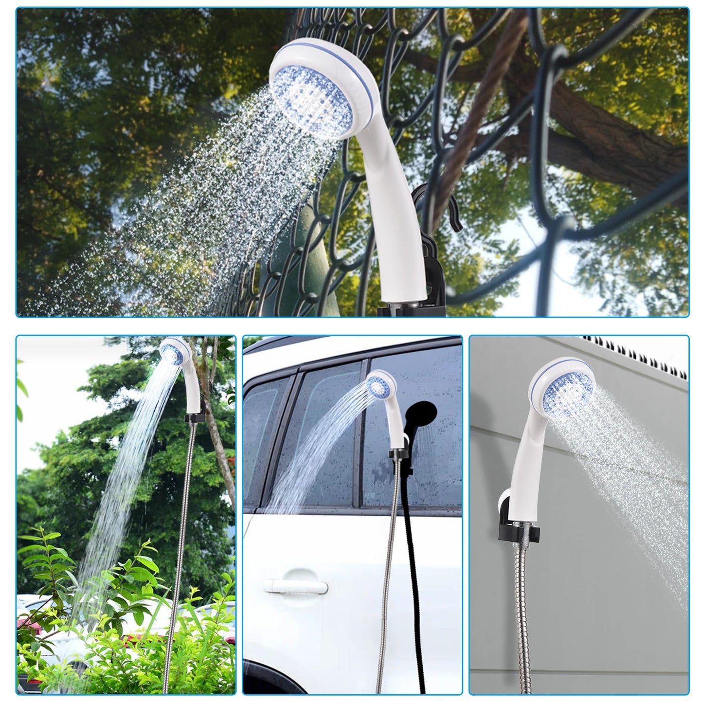 PortableRechargeableOutdoorMultifnctionalShower