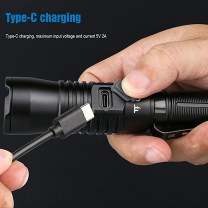 Tactical Rechargeable High Power LED Flashlight