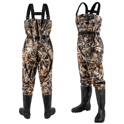 Mens Fishing Hunting Waterproof Waders With Boots