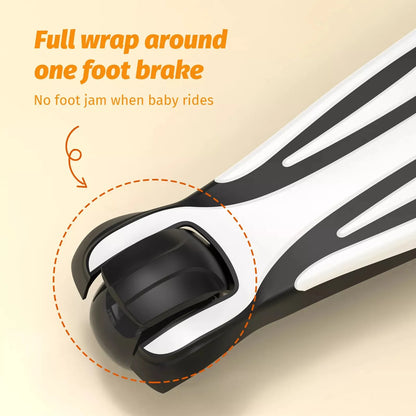 Kick Scooter For Kids, Foldable Seat, Adjustable Handlebars