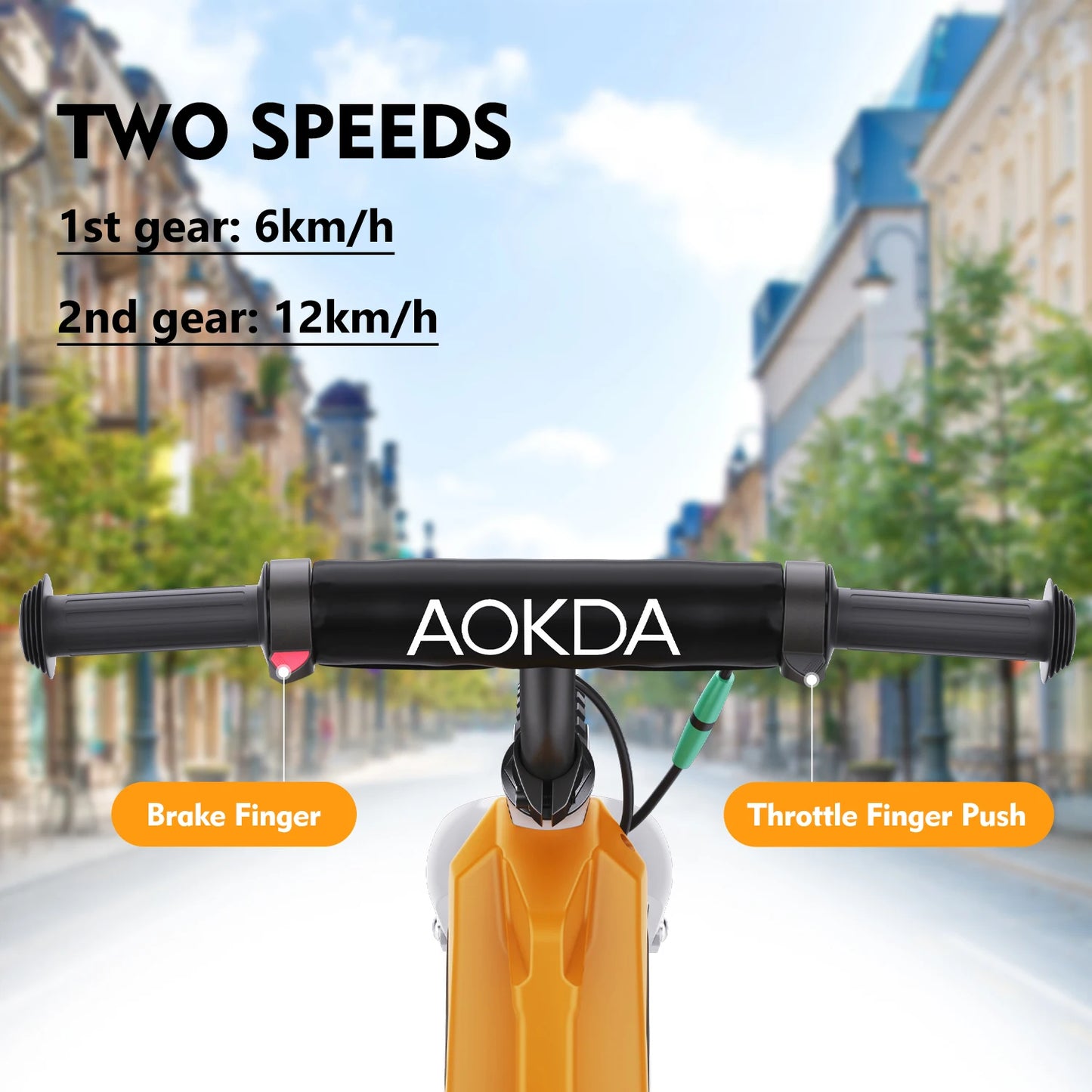 Kids 3 Speed Electric Bike Age 3-12