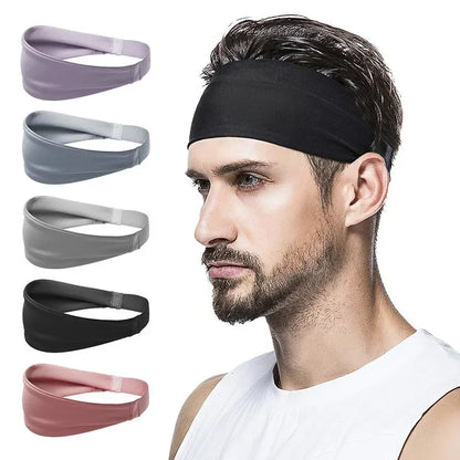 Sports Fitness Elastic, Absorbent, Unisex Sweatband