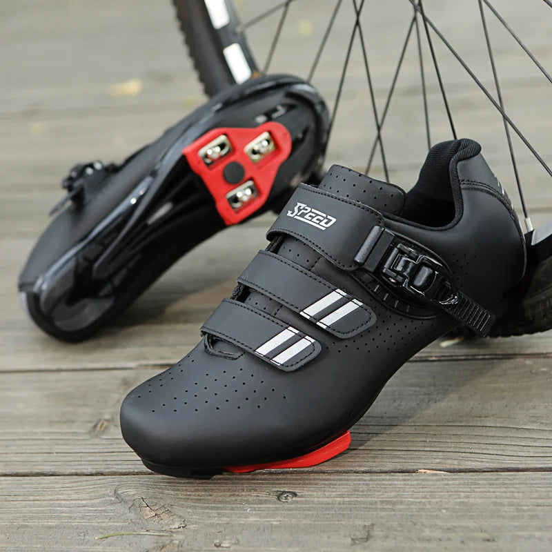 Mens  Cycling Shoes Compatible with Peloton Indoor Bicycle Pedals