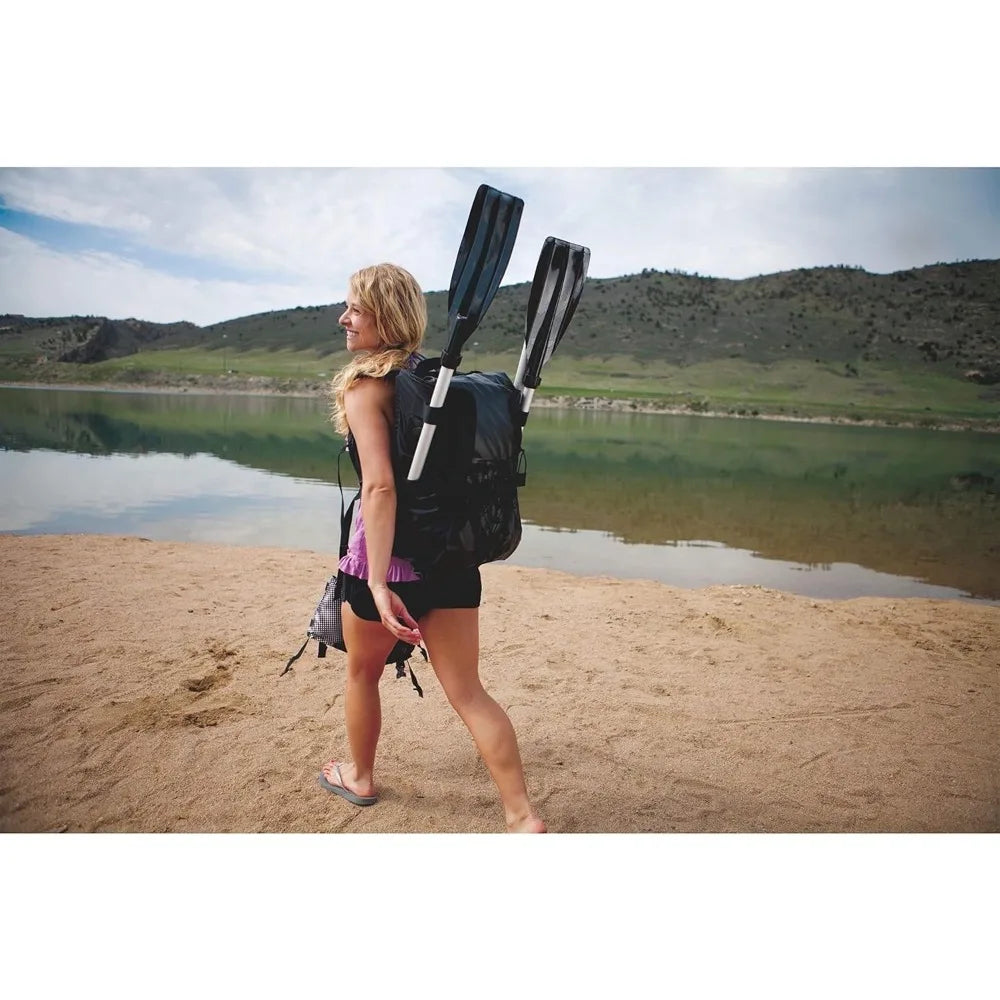 1-Person Inflatable Kayak, Folds into Backpack