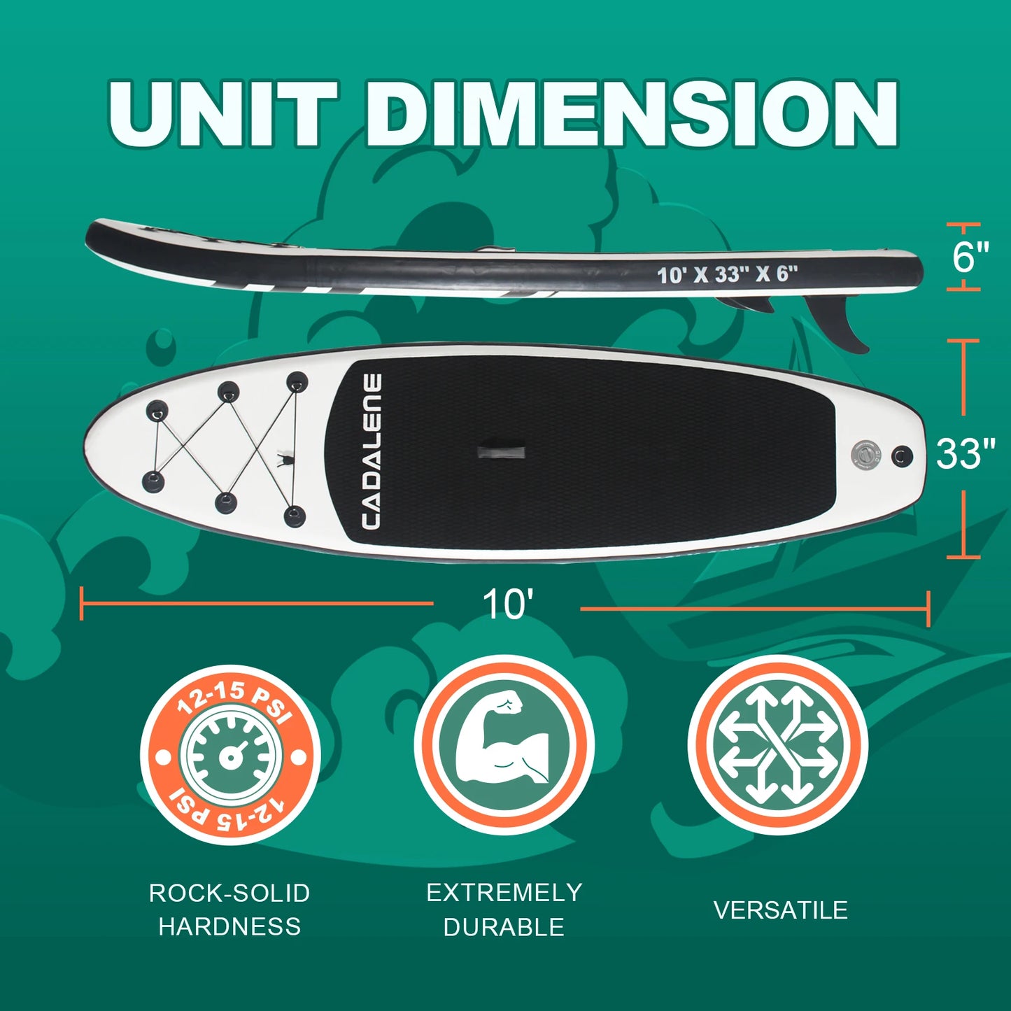 Adult InflatableAntiSlip Stand Up Paddle Board