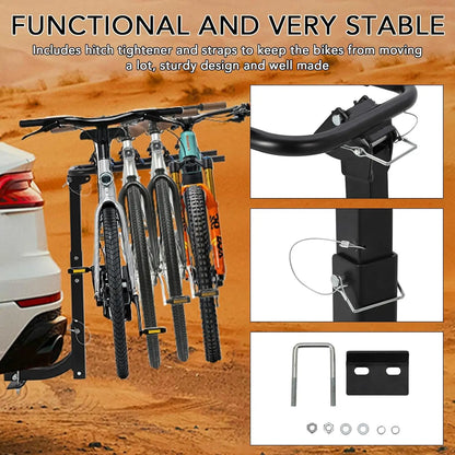 Hitch Mount Foldable Bike Rack