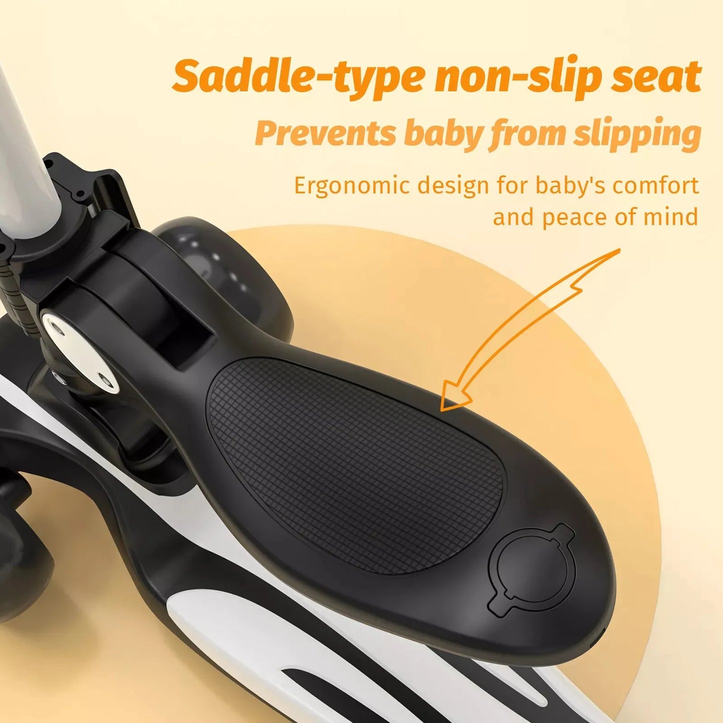 Kick Scooter For Kids, Foldable Seat, Adjustable Handlebars