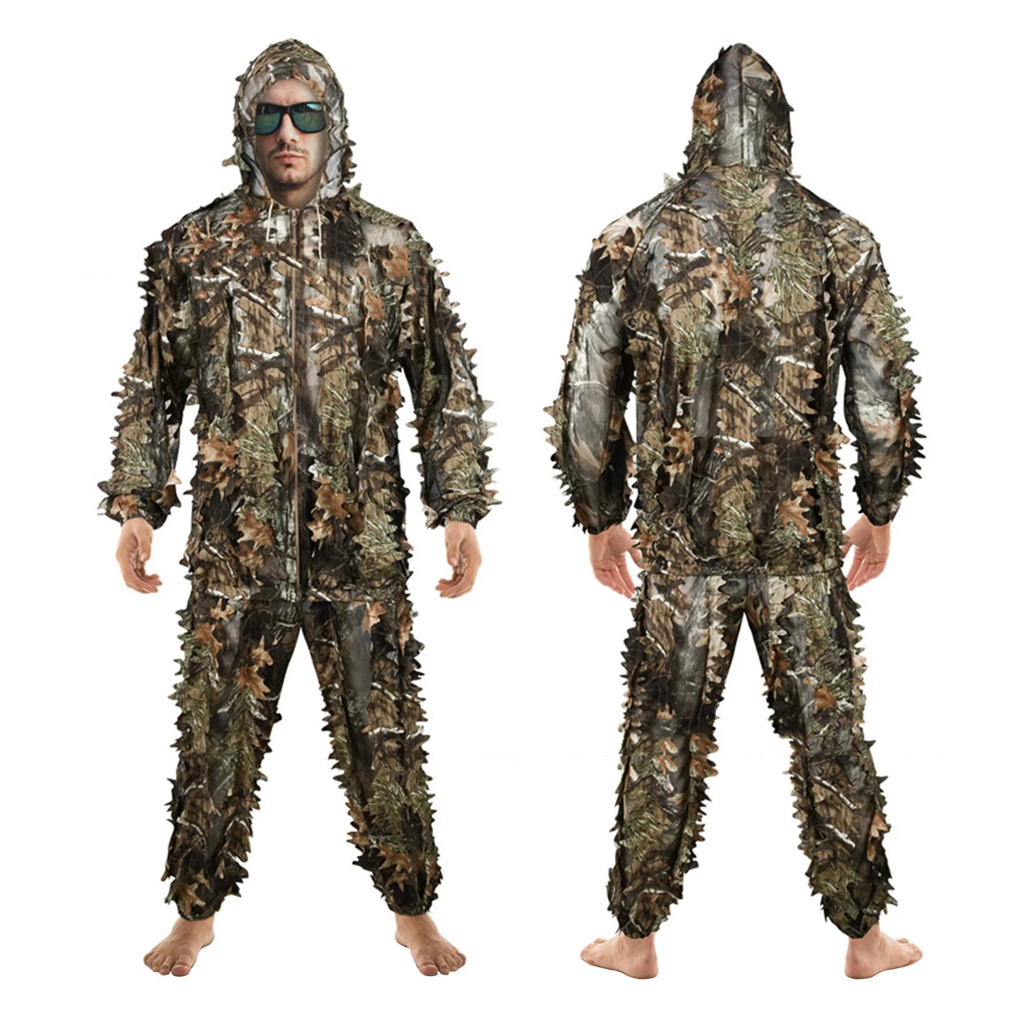 Hunting Camouflage Suit 3D Leaf Coat
