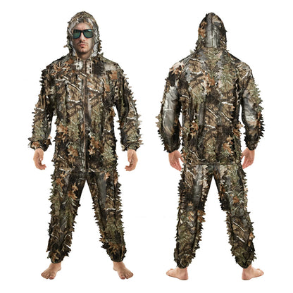 Hunting Camouflage Suit 3D Leaf Coat