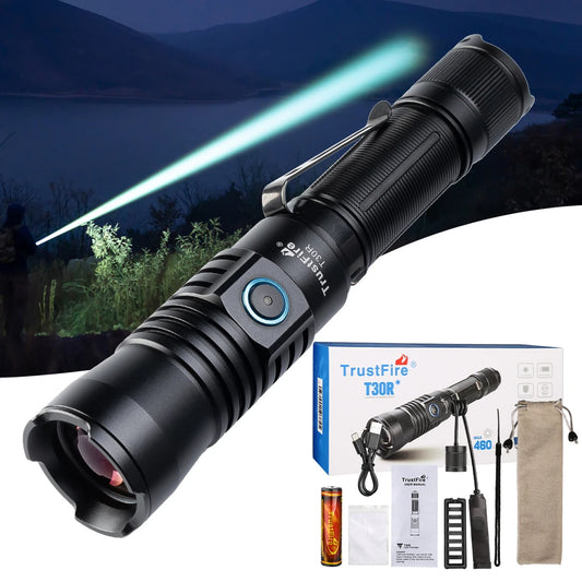 Tactical Rechargeable High Power LED Flashlight