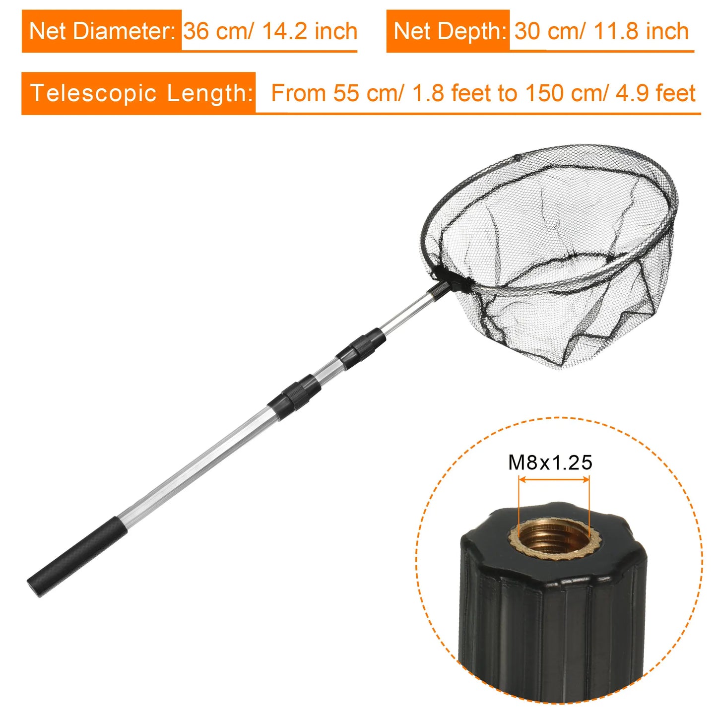 FoldingTelescopicFishingNet