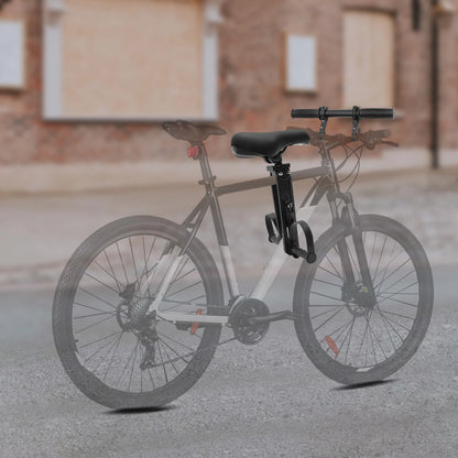 Black Front-Mounted Kid Bike Seat