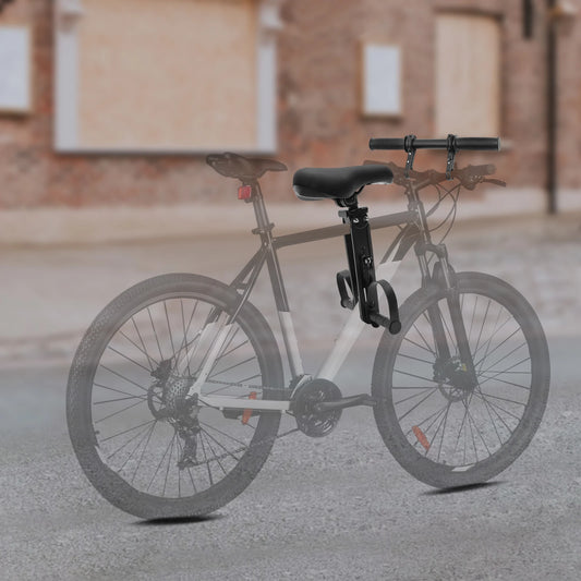 Black Front-Mounted Kid Bike Seat