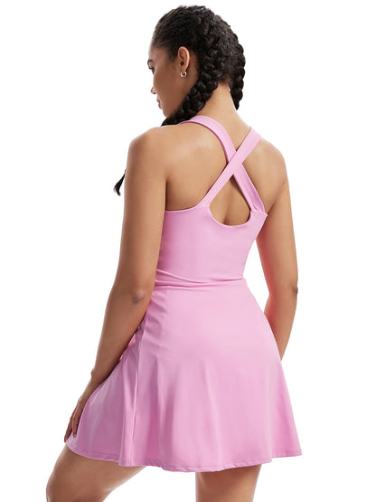 Two-In-One Breathable Sports Skirt