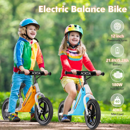 Kids 3 Speed Electric Bike Age 3-12