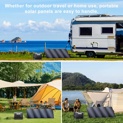 3840WH Outdoor Generator With Foldable Solar Panels