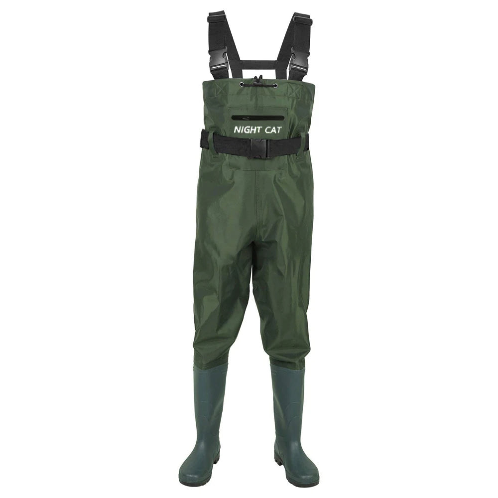 LightweightWaterproofFishingWadersWithBoots