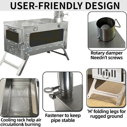 HotTentWoodBurningStove
