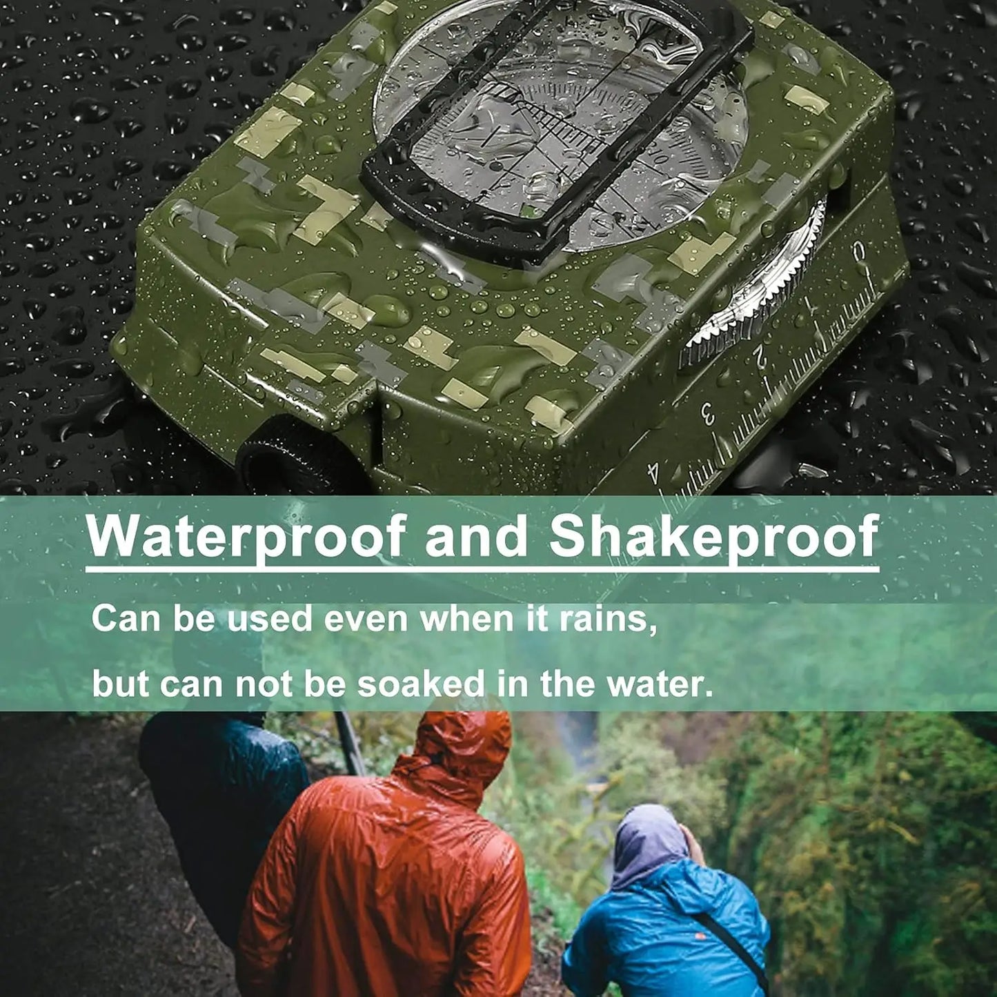 WaterproofMilitaryCompassWithCarryingBag