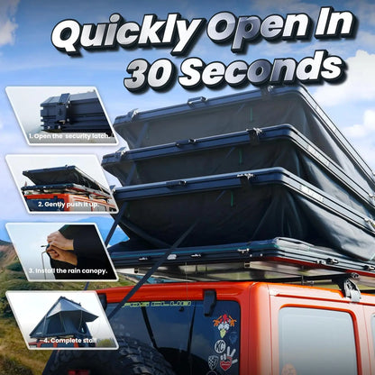 Hard Shell Roof Top Tent for 2-3 Person