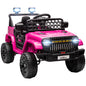 12V Ride on Truck W/ Spring Suspension, Remote, Pink