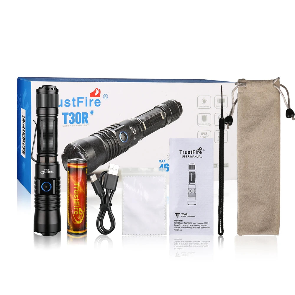 Tactical Rechargeable High Power LED Flashlight