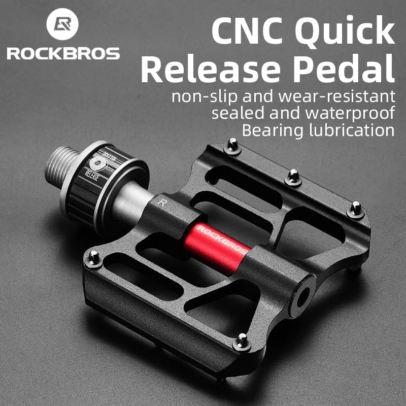 Quick Release Non-Slip Chrome Pedal