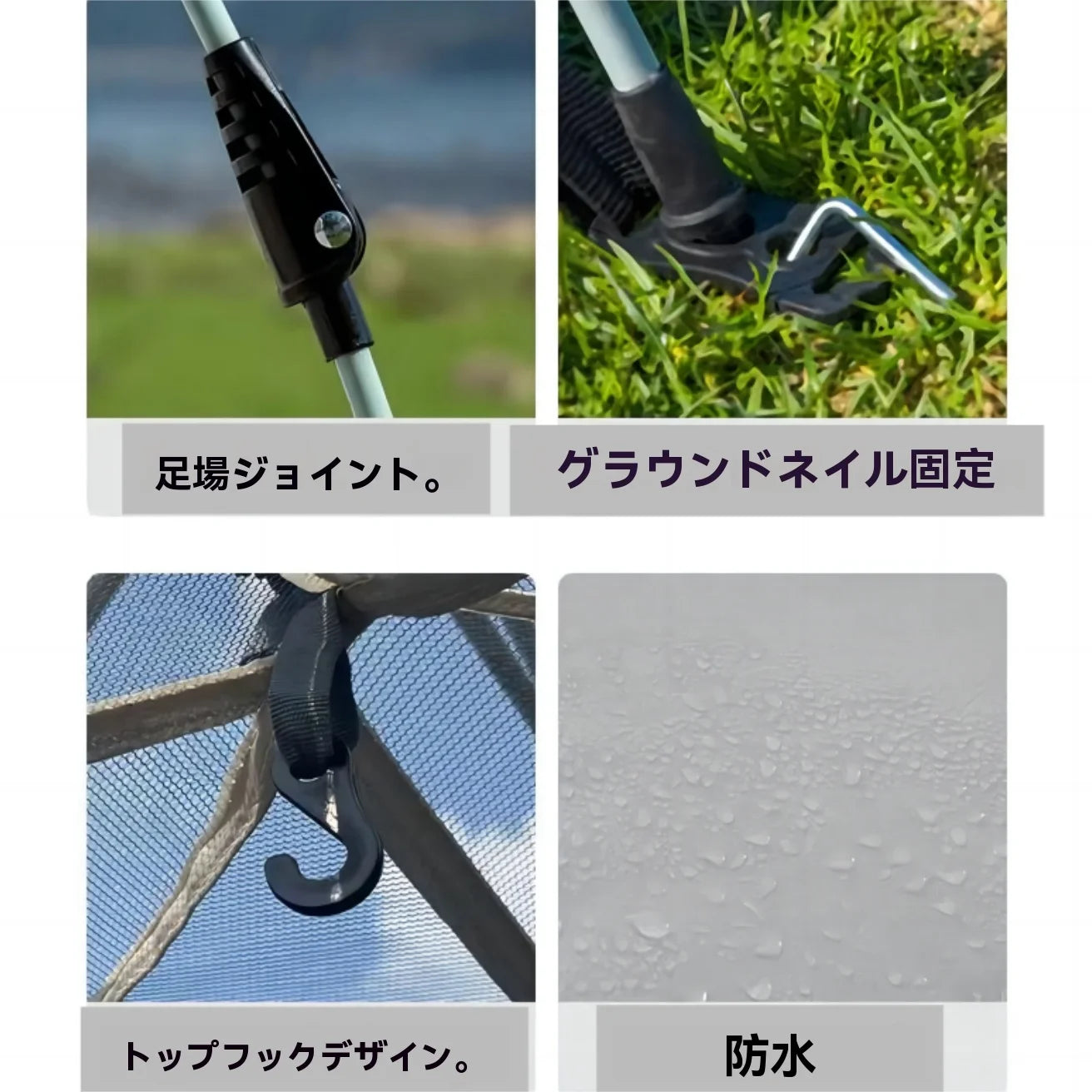 4Person2DoorWaterproofWindproofTent