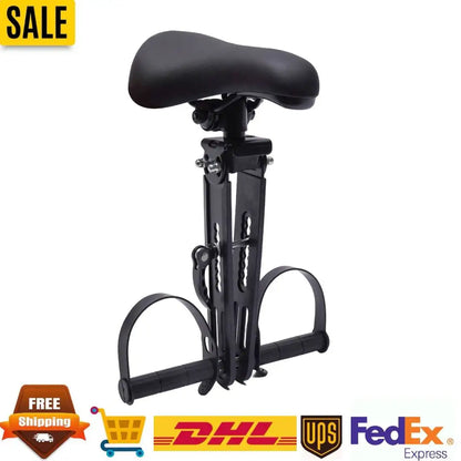 Black Front-Mounted Kid Bike Seat