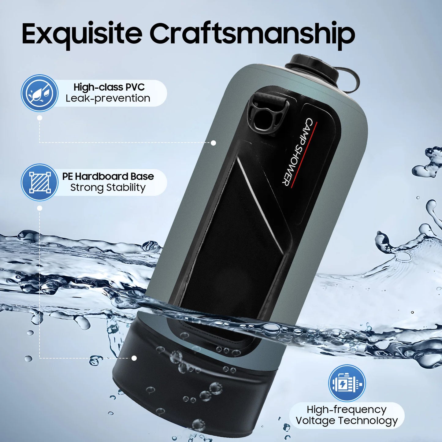 12L Large CapacityShowerBag with Auto Pressure Pump