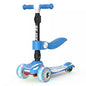 Kick Scooter For Kids, Foldable Seat, Adjustable Handlebars