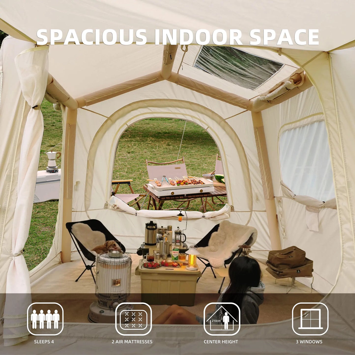 InflatableWaterproofSUV Tent