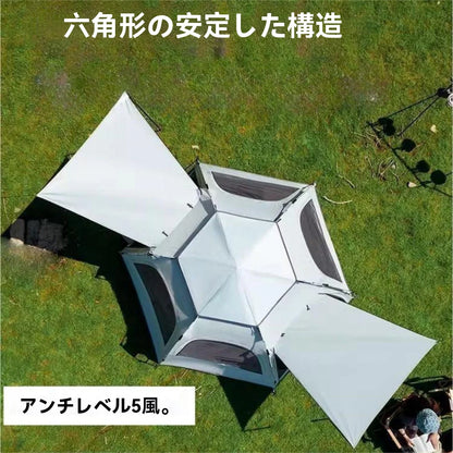 4Person2DoorWaterproofWindproofTent