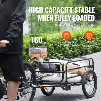 Foldable Storage Bicycle Wagon Cart