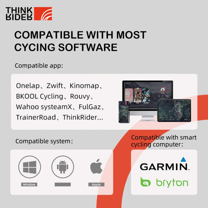 Home Bike Trainer Power Meter Compatible