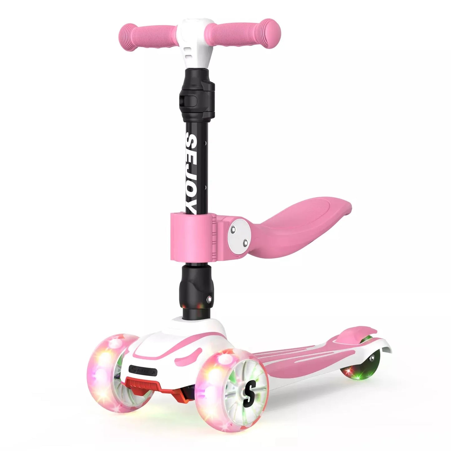 Kick Scooter For Kids, Foldable Seat, Adjustable Handlebars