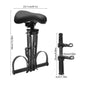 Black Front-Mounted Kid Bike Seat