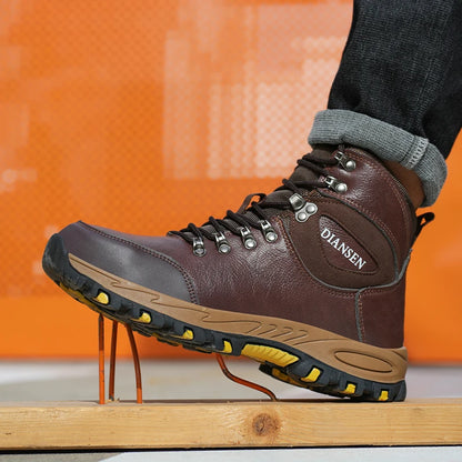 Mens Indestructable Waterproof Leather Work Boot