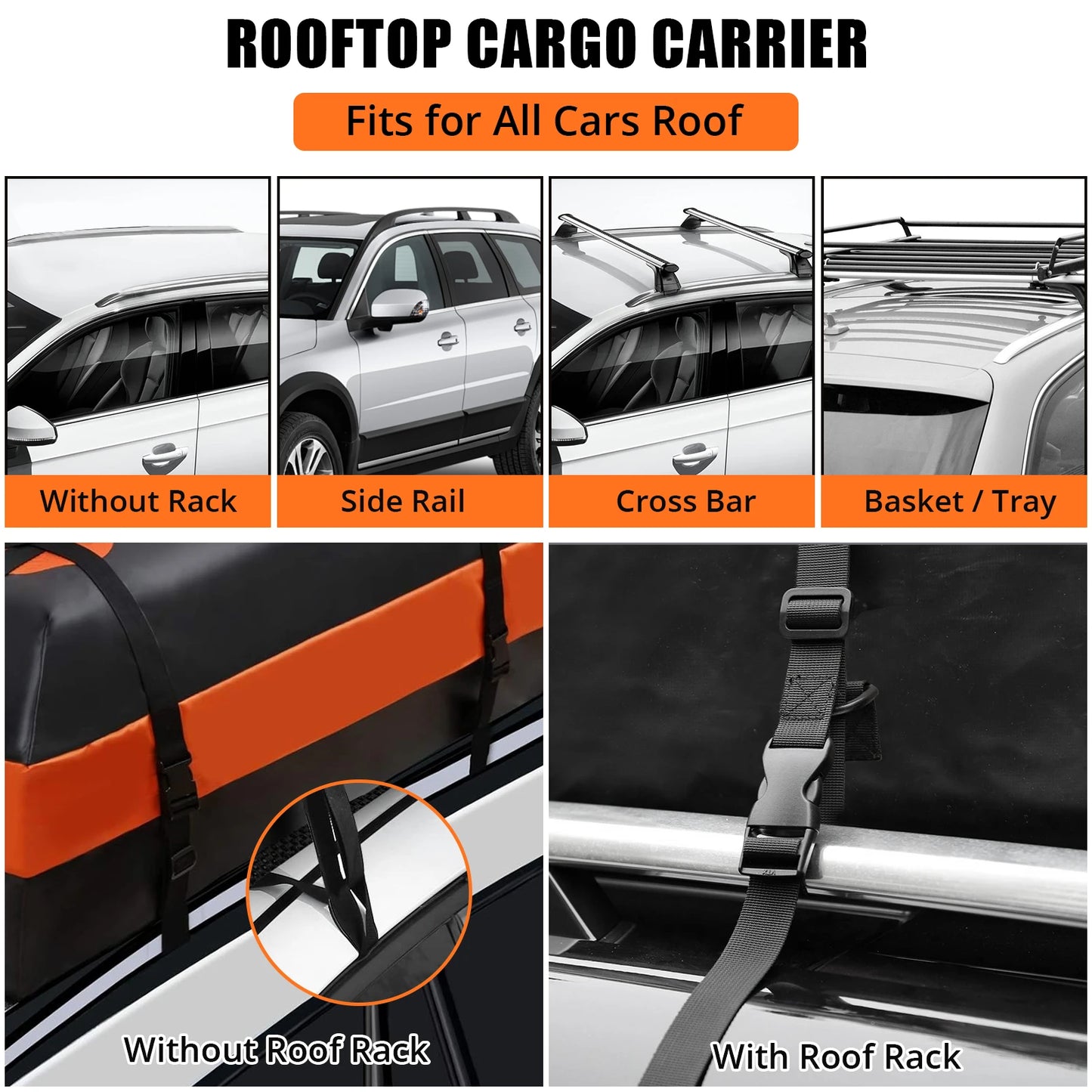 All CarsWith/Without RackRooftopCargoCarrierBag